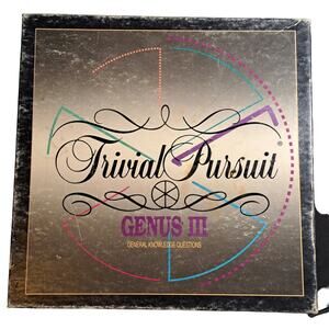 Vintage 1994 Trivial Pursuit Genus III General Knowledge Board Game Family Night